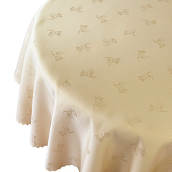 Foltálló Abroszok 147 Ecru 2 Rózsa Kerek