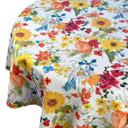 Foltálló Abroszok Kerek Sárga Rét