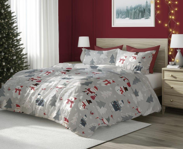 Ágyneműkészlet 160x200+ 2x70x80 Scandic 079