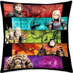 Párna Hogyan kell a sárkányt vonni Dragon HDDT-0044C 40x40 cm