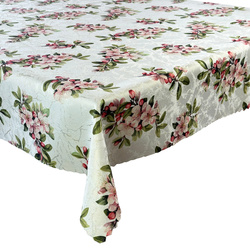 Foltálló Abroszok Virágos Cseresznyéskert Bézs