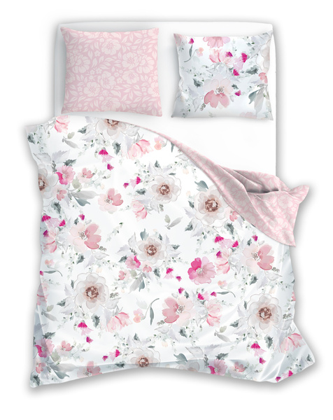 Pamut szatén ágyneműgarnitúra 160x200+ 2x70x80 Milagro Verde 003