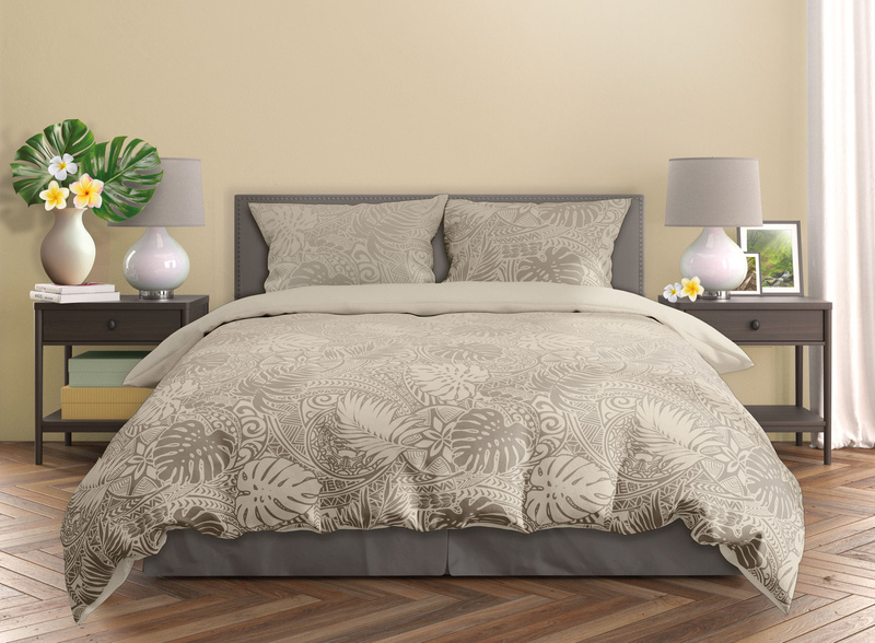 Pamut szatén ágyneműgarnitúra 220x200+ 2x70x80 Milagro Verde 024