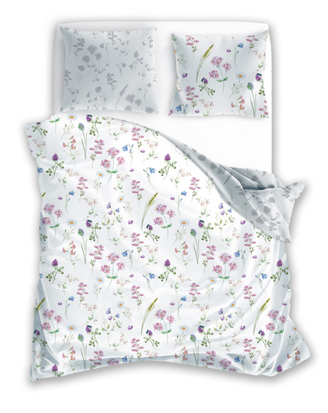 Pamut szatén ágyneműgarnitúra 160x200+ 2x70x80 Milagro Verde 013