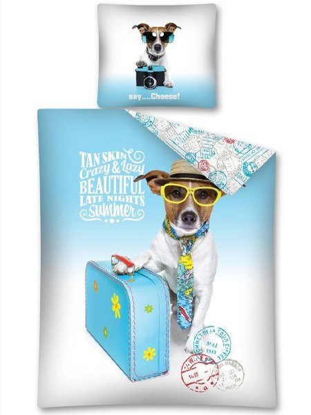 Pamut ágynemű Kutya 2117B