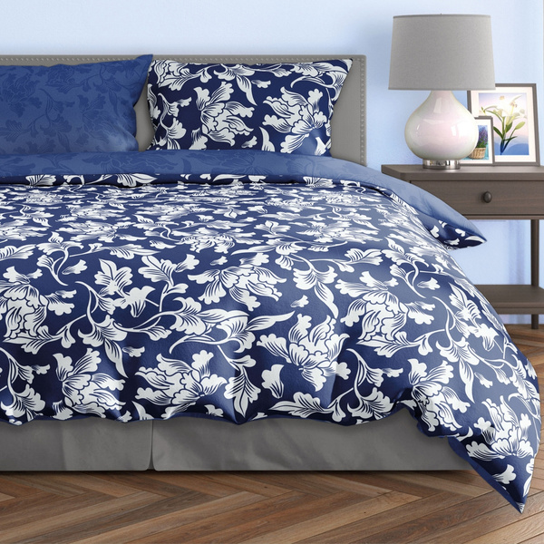 Pamut szatén ágyneműgarnitúra 160x200+ 2x70x80 Milagro Verde 026