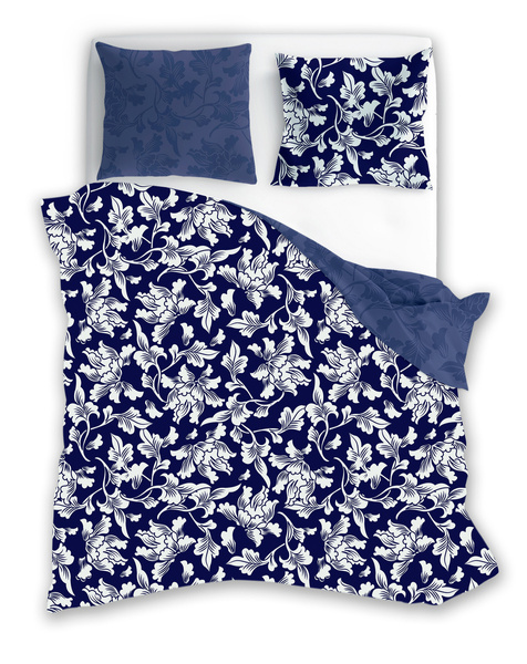 Pamut szatén ágyneműgarnitúra 220x200+ 2x70x80 Milagro Verde 026