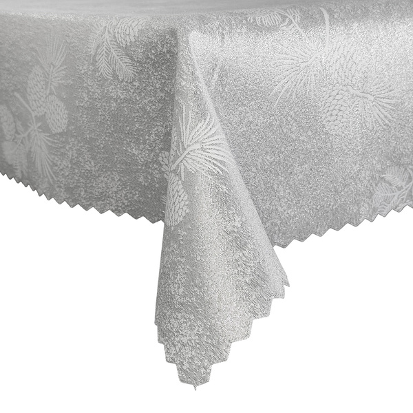 Dwustronny Obrus Plamoodporny Śnieg Złoty I