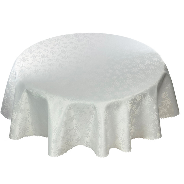 Karácsonyi Asztalterítő Foltálló Abroszok Karácsonyi Z-3489 Kerek