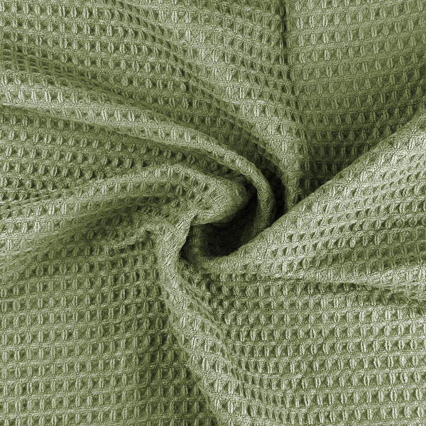 Jacquard Alta Takaró Rojtokkal Gofris Textúra Zöld 200x220 cm