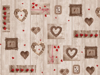 Viaszosvászon Terítő Tekercsben és asztalterítők Mirella 108/A