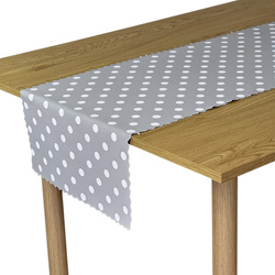 Asztalterítők és futók Foltálló Nyomtatott Pontok Szürke