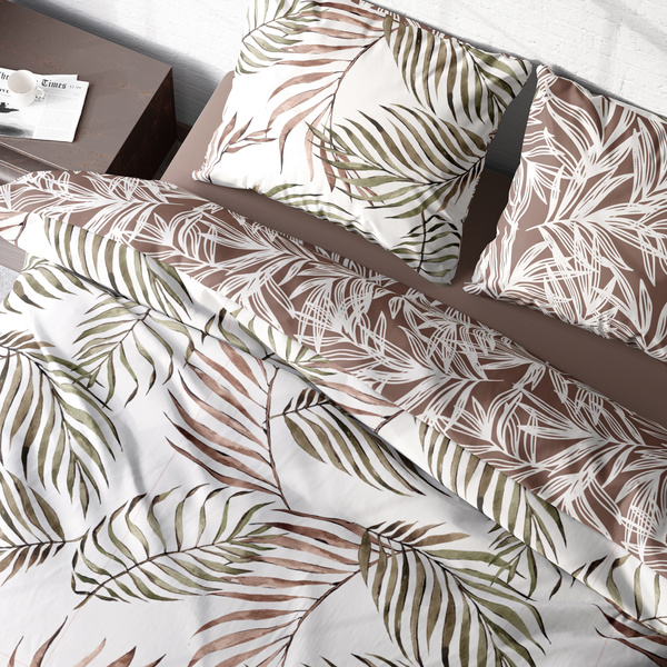 Pamut szatén ágyneműgarnitúra 160x200+ 2x70x80 Boho 002 