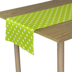 Asztalterítők és futók Foltálló Nyomtatott Pontok Zöld Celadon