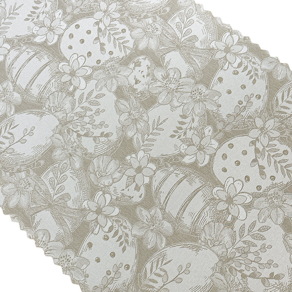 Asztalterítők és Futók Foltálló Z-3440 Húsvéti bézs húsvéti tojás