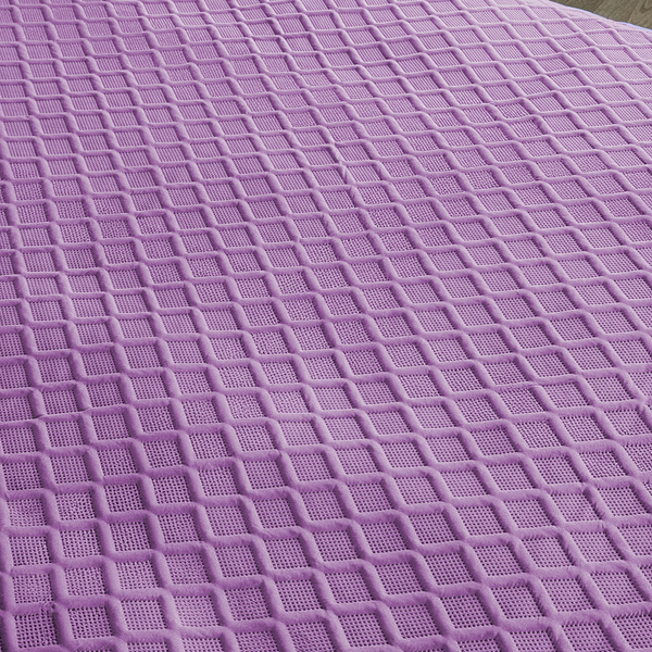 Parla 3D kétoldalas ágytakaró lila színben 180x220 párnahuzat nélkül