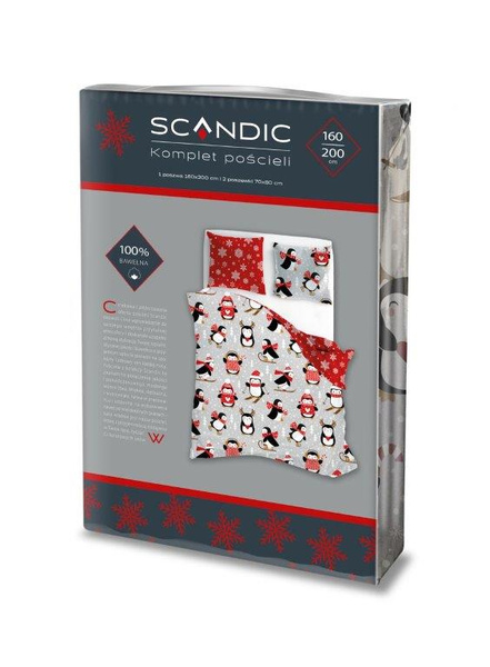 Ágyneműkészlet 220x200+ 2x70x80 Scandic 076