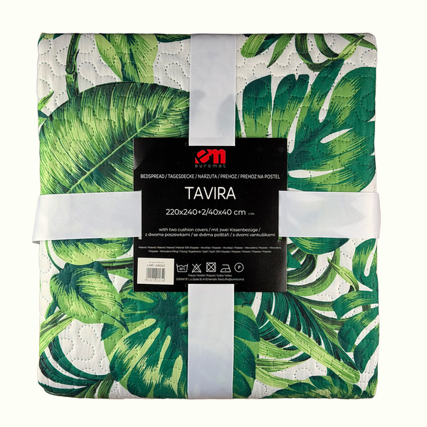 Kétoldalas ágytakaró TAVIRA J-2491 Jungle 220x240+2x40x40