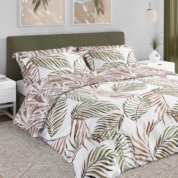 Pamut szatén ágyneműgarnitúra 160x200+ 2x70x80 Boho 002 