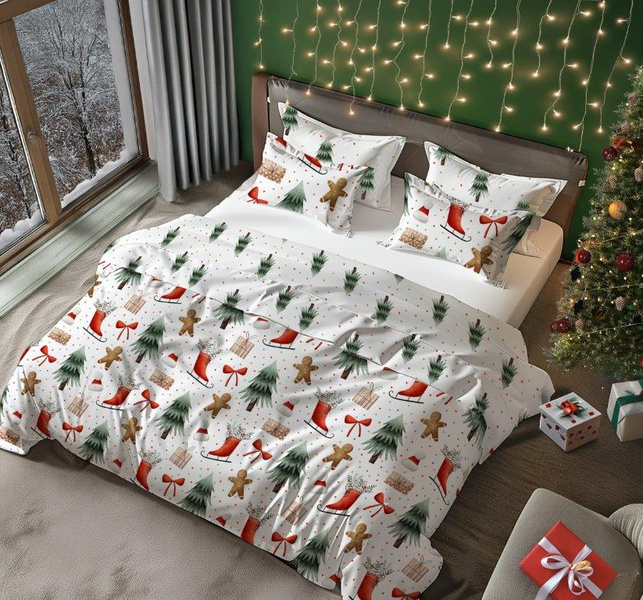 Ágyneműkészlet 160x200+ 2x70x80 Scandic 078