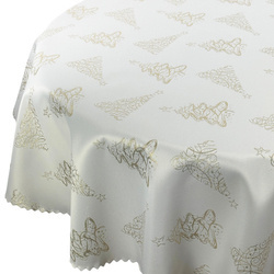 Karácsonyi Asztalterítő Arany Karácsonyfa Z-3401 Kerek