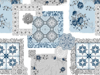 Viaszosvászon Terítő Tekercsben és asztalterítők Mirella 04/A 