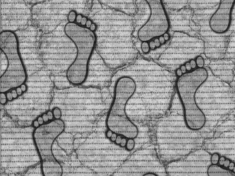 Csúszásgátló habszivacs fürdőszoba szőnyeg 65 FH060B