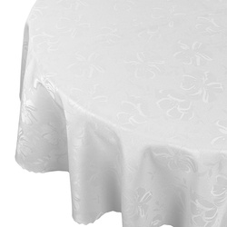 Foltálló Abroszok 3329 fehér Kerek