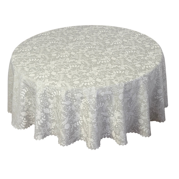 Foltálló abroszok Húsvéti Easter Beige Easter Eggs Z-3440 Round