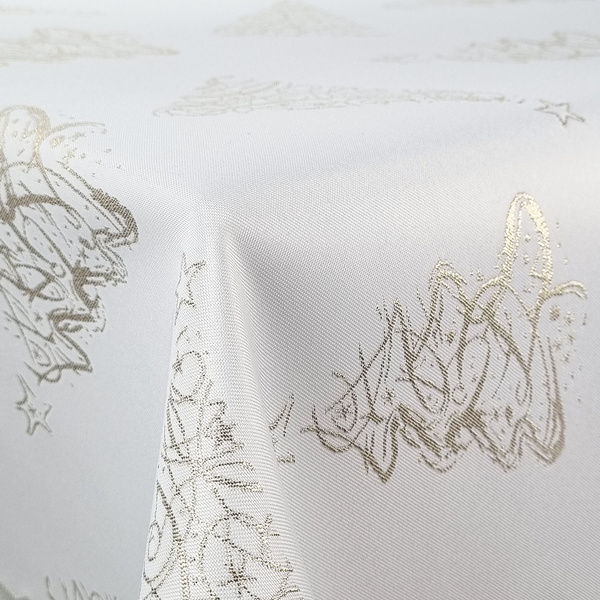 Asztalterítők és futók Foltálló Karácsonyfa Arany Z-3401 