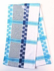 Pamut konyharuha Irma Fehér Kék 45x65 cm