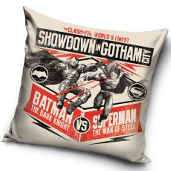 Párnahuzat Batman Superman 16-2001 40x40 cm