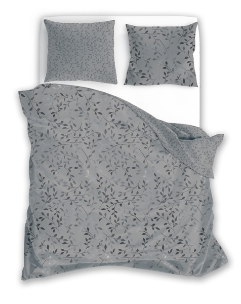 Pamut szatén ágyneműgarnitúra 160x200+ 2x70x80 Milagro Verde 025