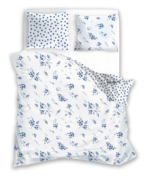 Pamut szatén ágyneműgarnitúra 140x200+70x90 Milagro Verde 012