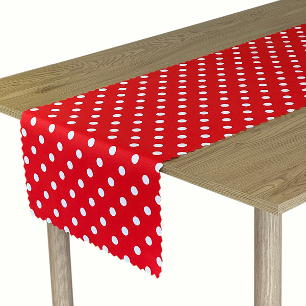 Asztalterítők és futók Foltálló Nyomtatott Pontok Kék