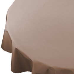 Vízálló poliészter kerti terítő Barna Kerek