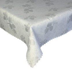 Dwustronny Obrus Plamoodporny Śnieg Złoty I