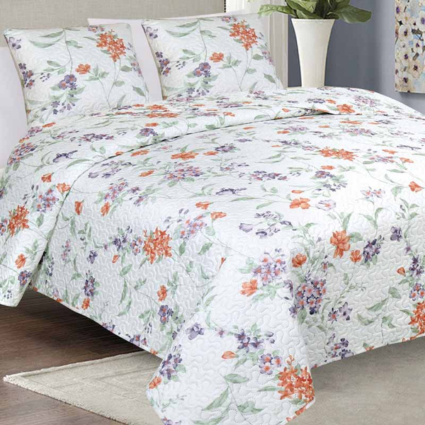 Kétoldalas ágytakaró TAVIRA BJ-074 Violet 220x240+2x40x40