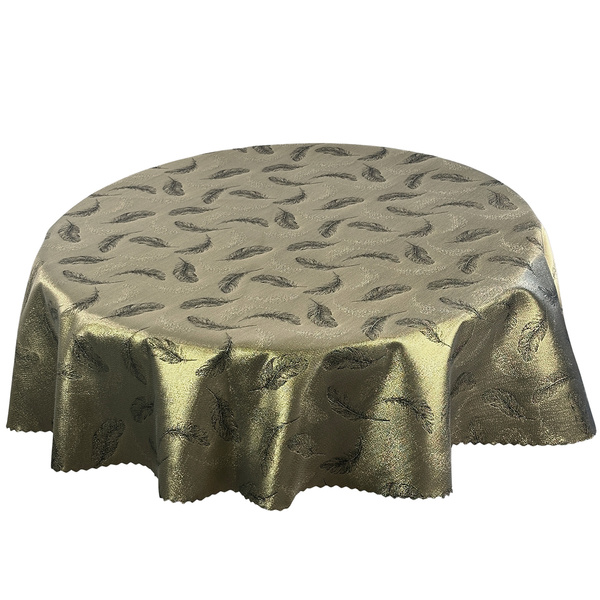 Megfordítható foltálló terítő karácsonyi zöld hó 1 kör