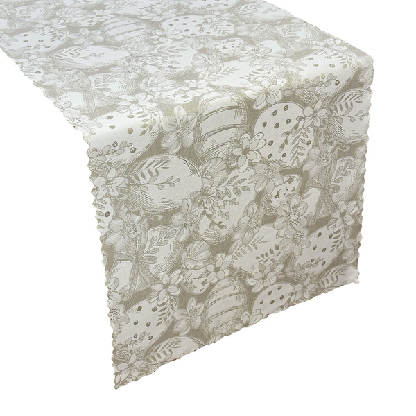 Asztalterítők és Futók Foltálló Z-3440 Húsvéti bézs húsvéti tojás