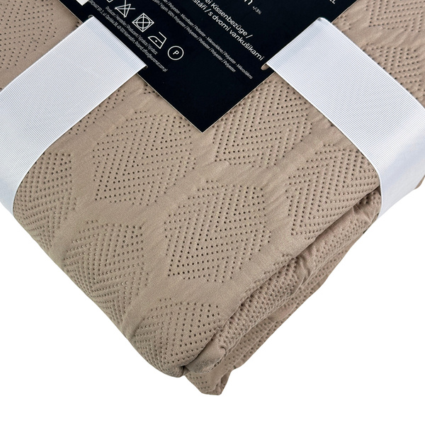 Kétoldalas Parla 3D ágytakaró bézs színben 180x220