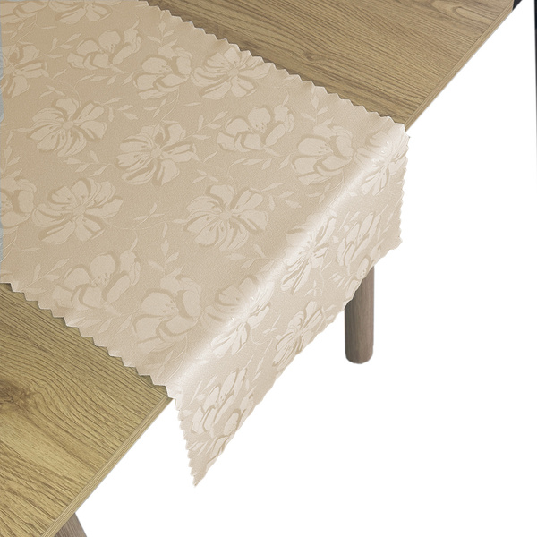 Asztalterítők és Futók Foltálló Virágok 3329 Bézs