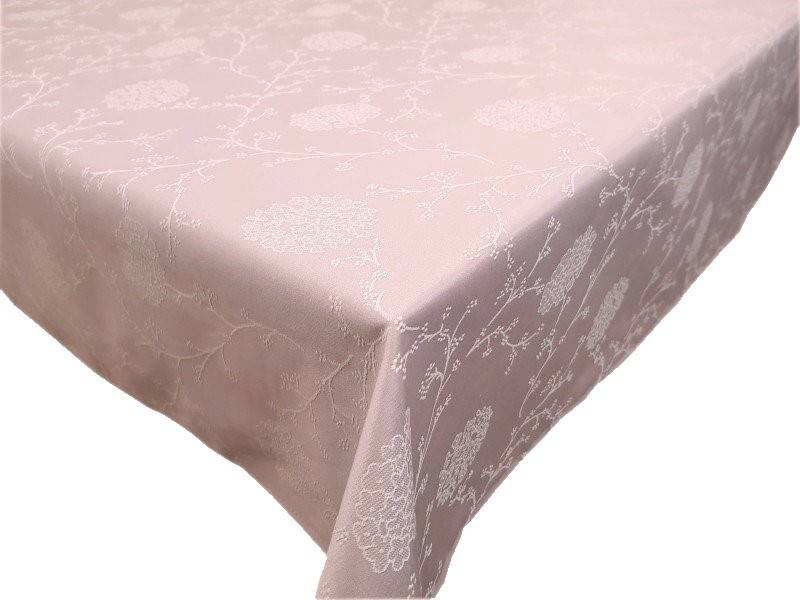 Asztalterítő Szegéllyel Jacquard Ines Lila Virágok