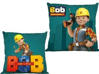 Kétoldalas párnahuzat Bob, a mester (Bob the Builder) 001 40x40 cm