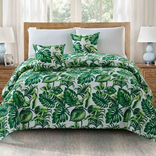 Kétoldalas ágytakaró TAVIRA J-2491 Jungle 220x240+2x40x40