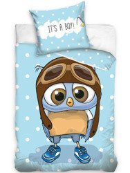 Pamut ágynemű U & Me Sowa 1021