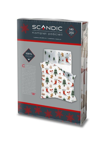 Ágyneműkészlet 140x200+70x90 Scandic 078