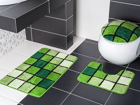 Fürdőszobaszőnyegek Borneo II N80 zöld