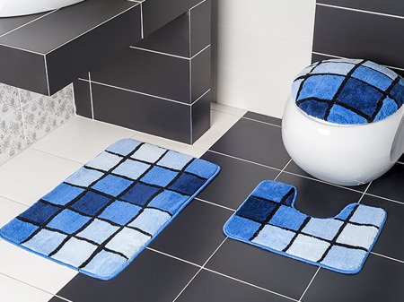 Fürdőszobaszőnyegek Borneo II N81 kék