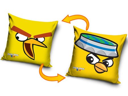 Kétoldalas párnahuzat Angry Birds 8002 40x40 cm